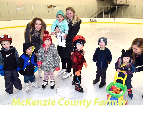 Learning to ice skate when they start walking