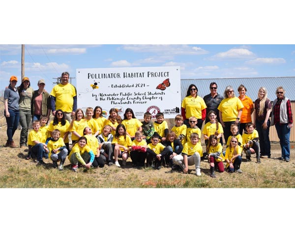 Alexander students take part in Habitat Pollinator Project