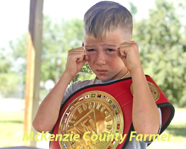 To fight is to win for young boxer