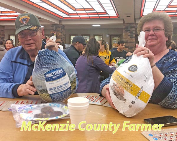 Turkey Bingo has become Watford City’s social event of the season