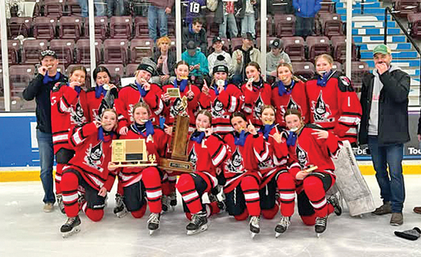 Oilers 19U Girls skate to NDAHA State Championship