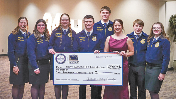 Governor’s Heritage Foundation gifts historic $200,000 to FFA Foundation