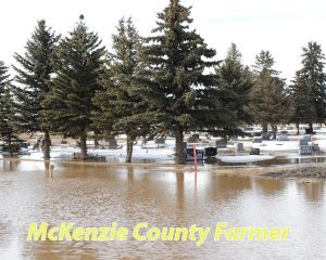 Spring thaw threatens cemetery