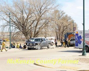 Three injured in Main Street crash